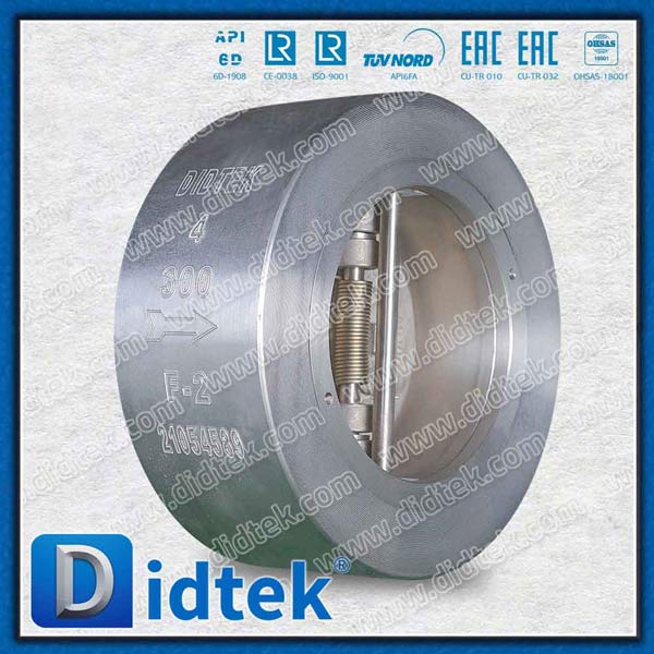 Retainerless F2 Forged Steel Wafer Dual Plate Check Valve